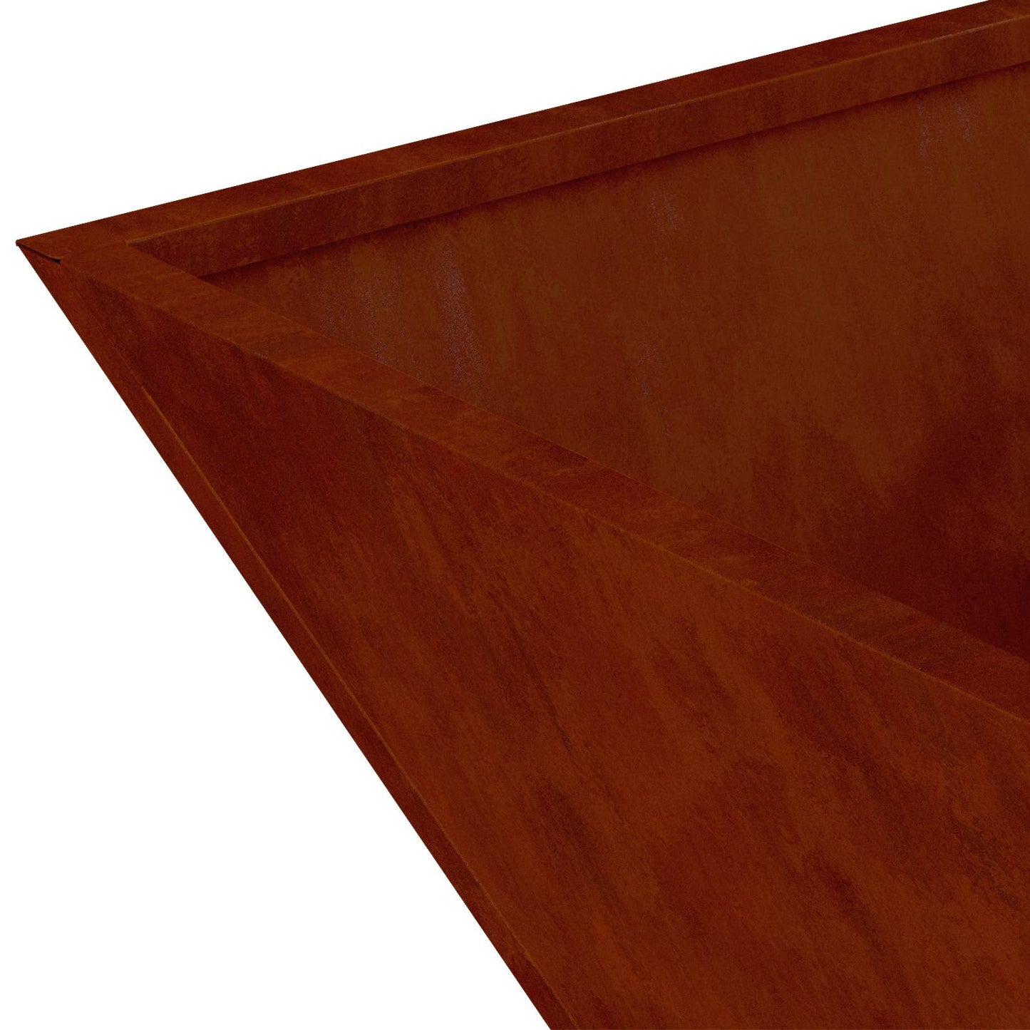 Kerti cserép 5 pcs Rozsdás 50 x 50 x 15 cm Időjárásálló acél