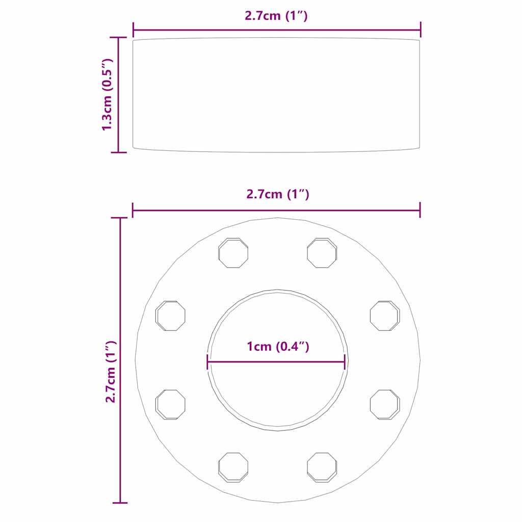 Csocsóasztal gumi 16 pcs Fekete 2,7 x 2,7 x 1,3 cm TPE