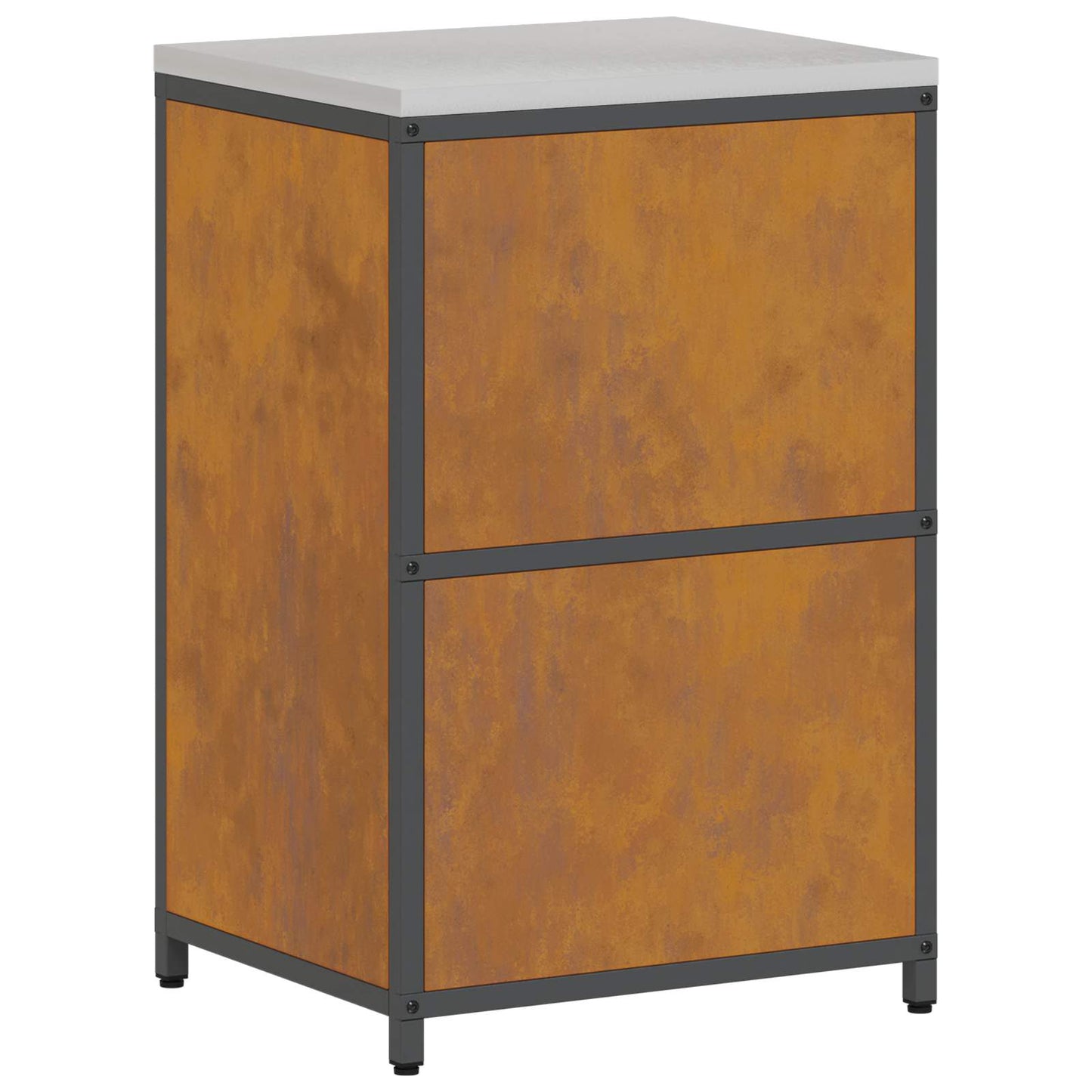 Konyhai tárolószekrény HATTEM Rozsdás 60 x 50 x 92 cm Acél