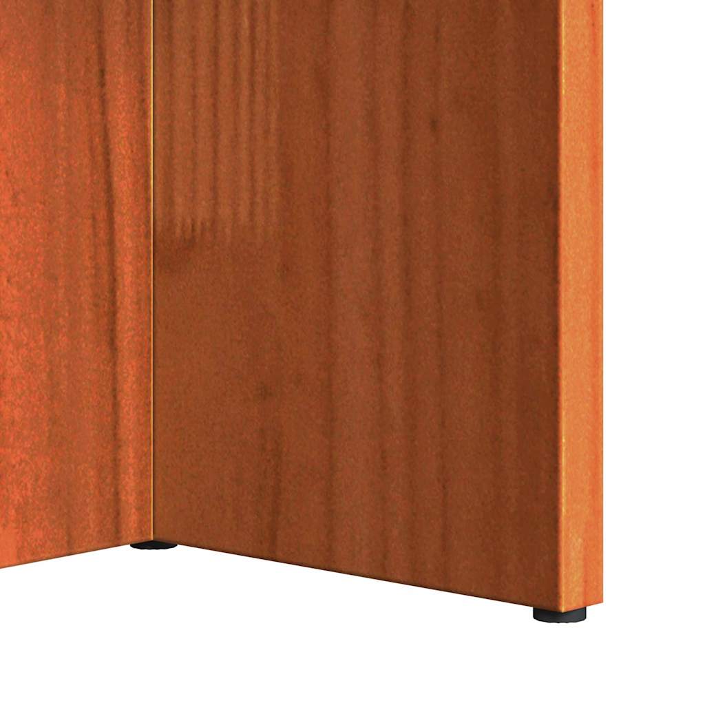 Dohányzóasztal Faggyú barna 80 x 39,5 x 35 cm Tömör fenyőfa
