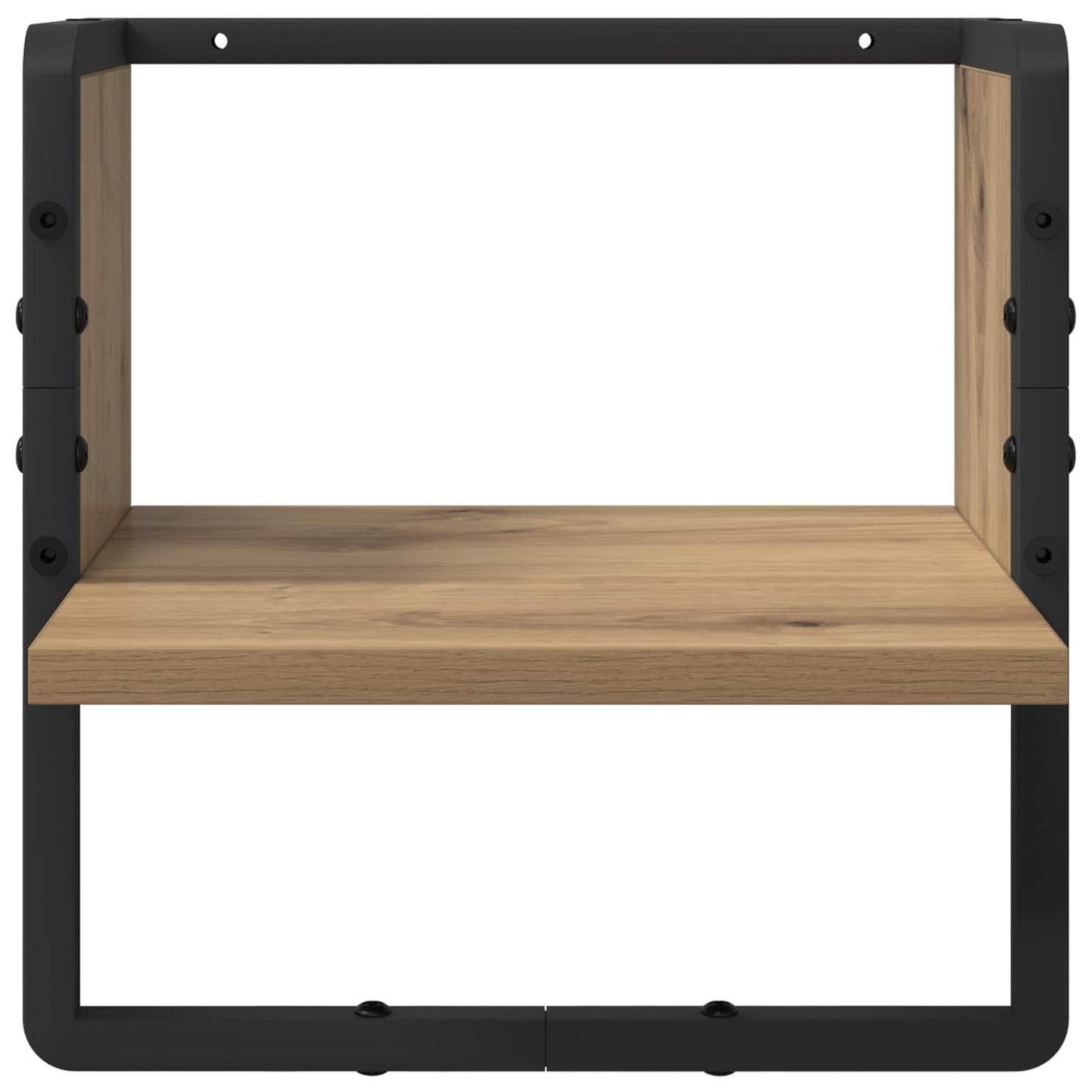 Fali polc készlet Falra szerelhető 4 pcs Artisan tölgy Faanyag