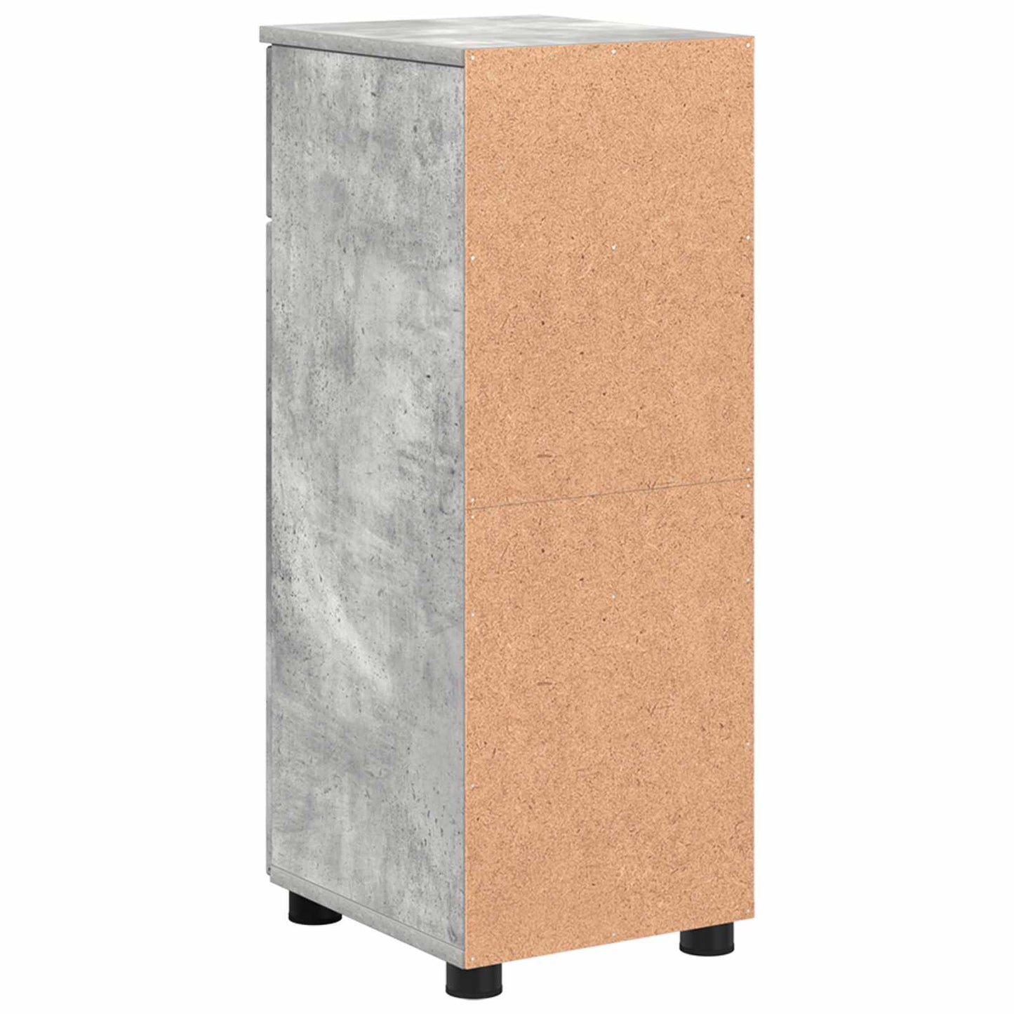 Fürdőszoba Székény Beton Szürke 30 x 35 x 80 cm Szerelt fa, Fém