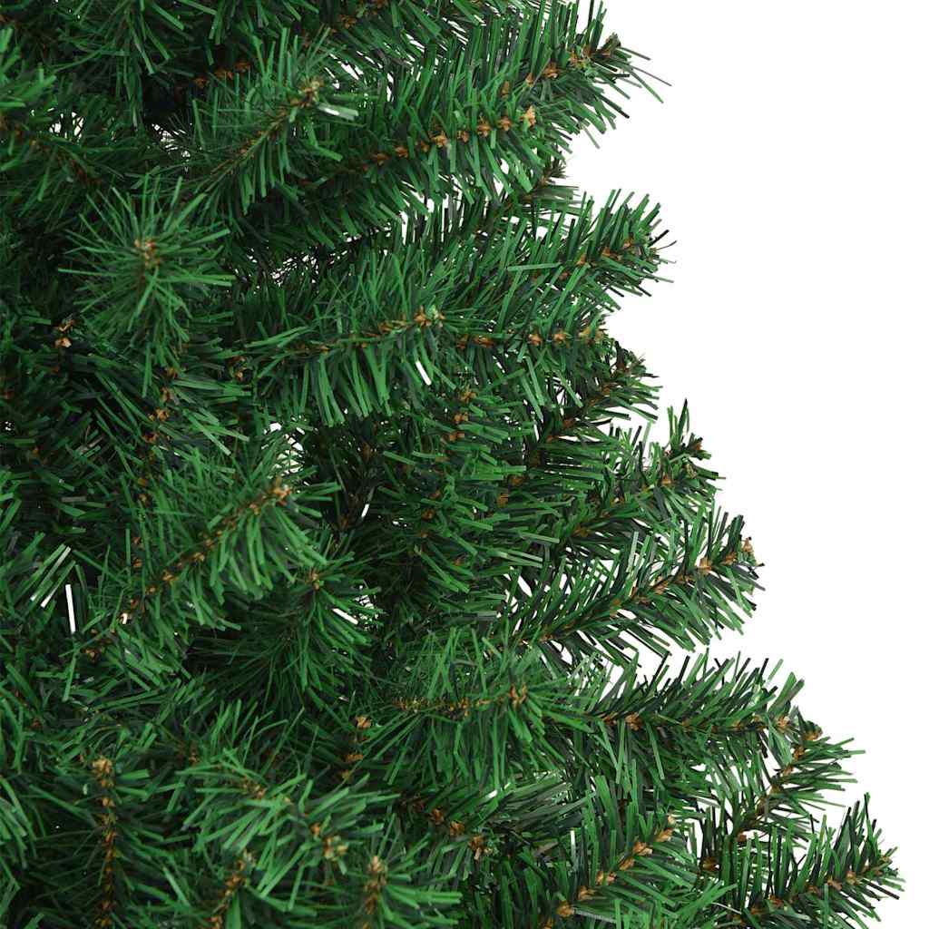 Mű karácsonyfa 300 LED-del Zöld 240 cm PVC és Acél és Műanyag