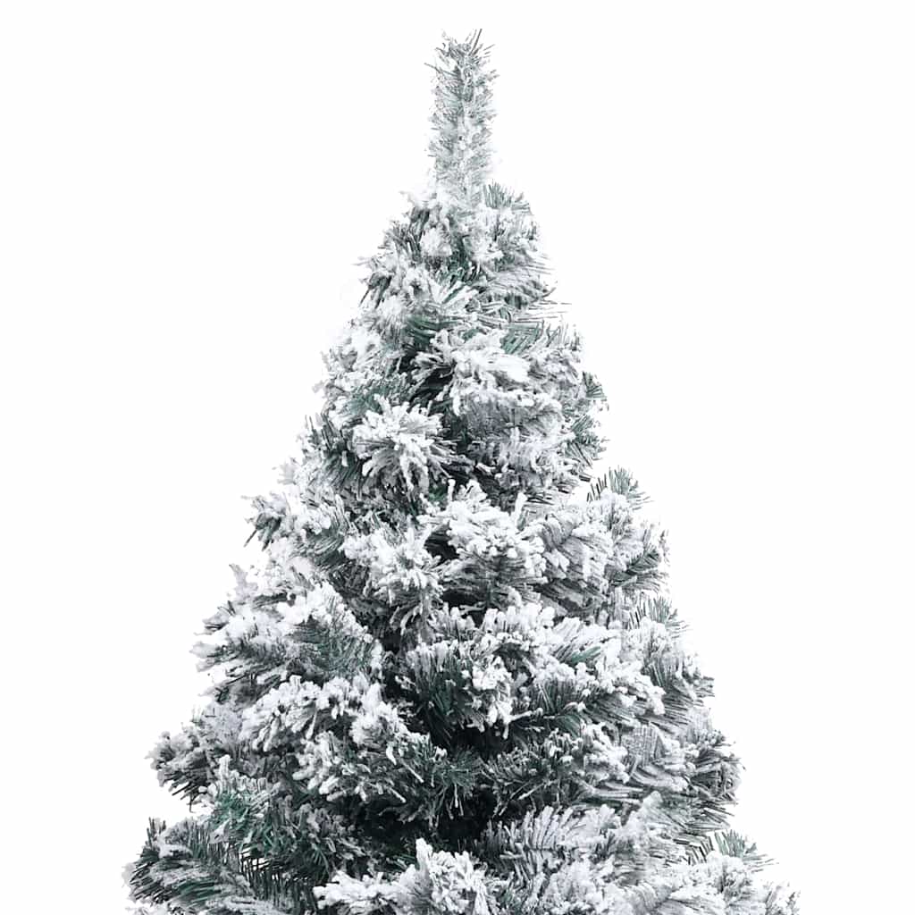 Mű karácsonyfa 150 LED-del Fehér 150 cm PVC és Acél és Műanyag