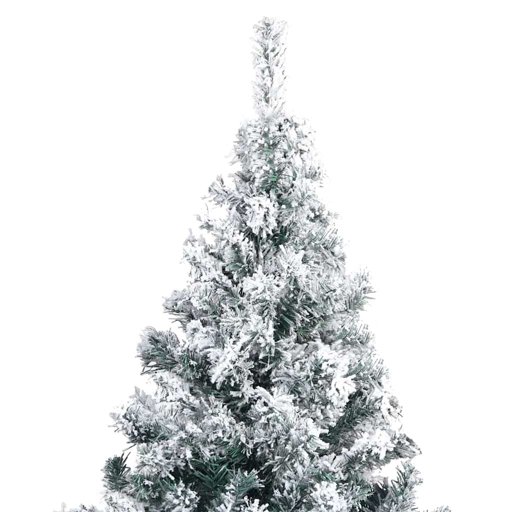 Mű karácsonyfa 300 LED-del Fehér 240 cm PVC és Acél és Műanyag