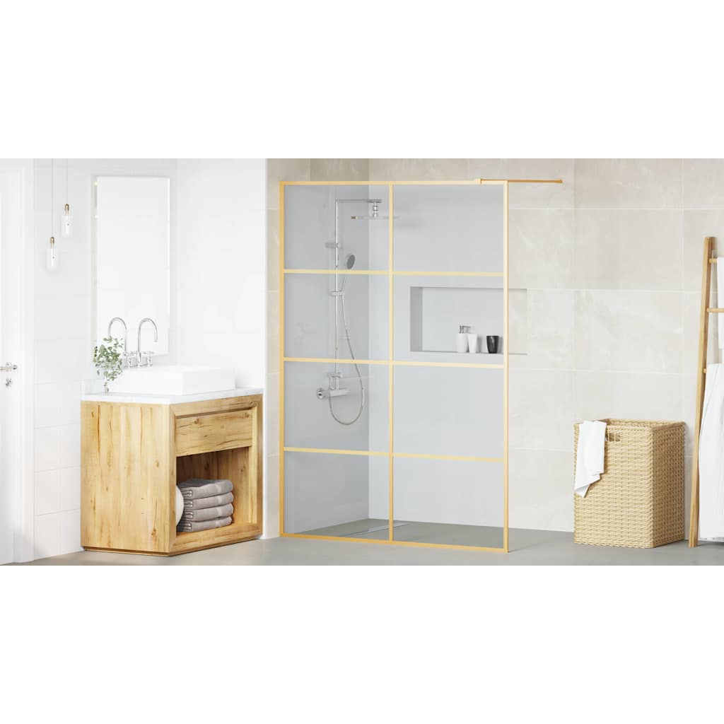 Walk-in zuhanyfal Arany 140 x 195 cm edzett üveg