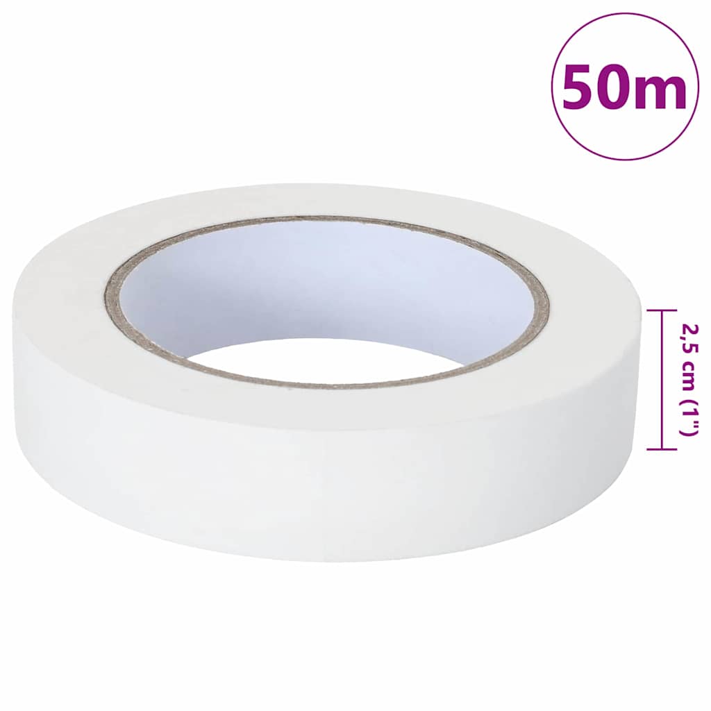 Festő Maszkoló Szalagok 24 pcs Fehér 25mm x 50m Papír