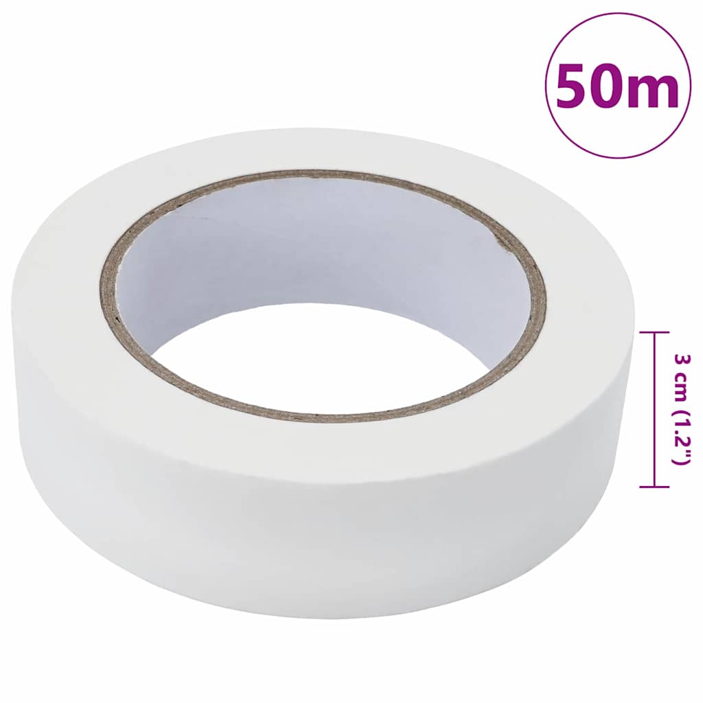 Festő Maszkoló Szalagok 6 pcs Fehér 30mm x 50m Papír