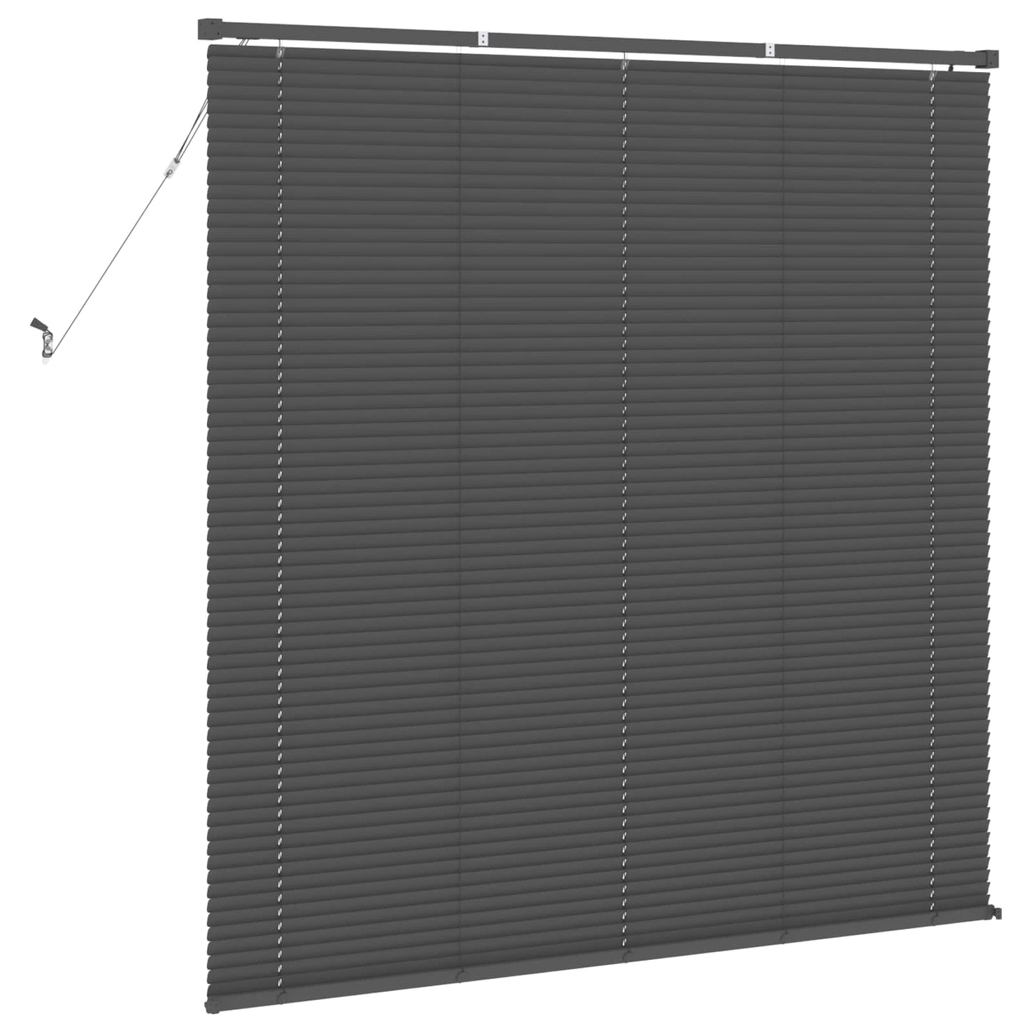 Zsaluzia Ezüst Szürke 150 x 130 cm 25 mm PVC