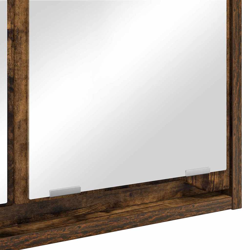 Fürdőszobai tükörszekrény Füstölt tölgy 60 x 20 x 60 cm Faanyag
