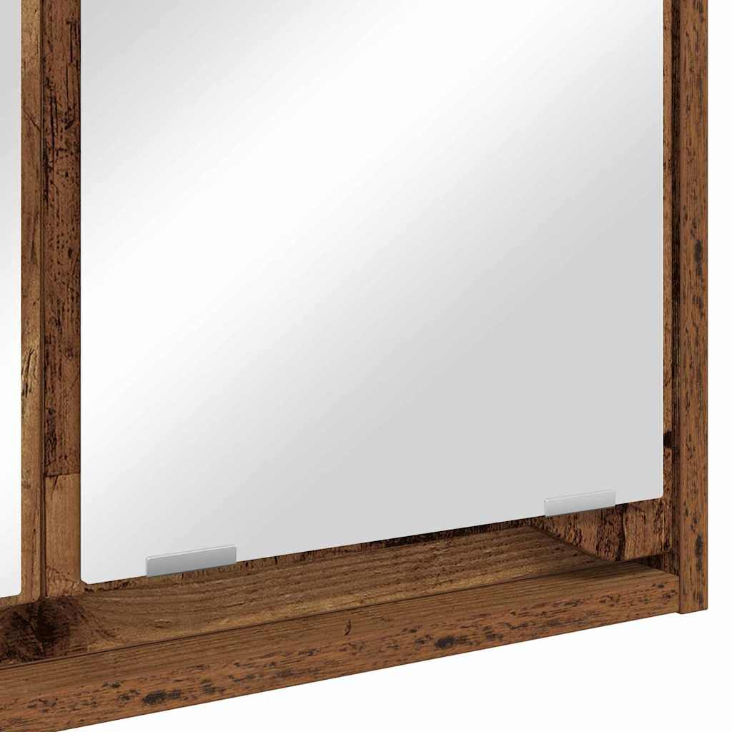 Fürdőszobai tükörszekrény Öreg fa 60 x 20 x 60 cm Faanyag