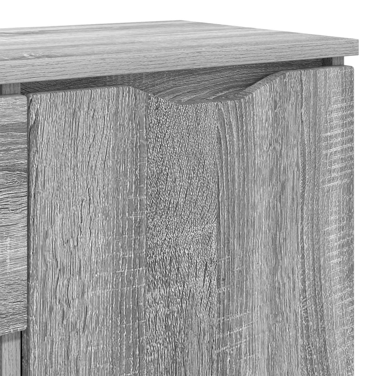 Széf Szürke Sonoma 100 x 30 x 65,6 Szerelt Fa