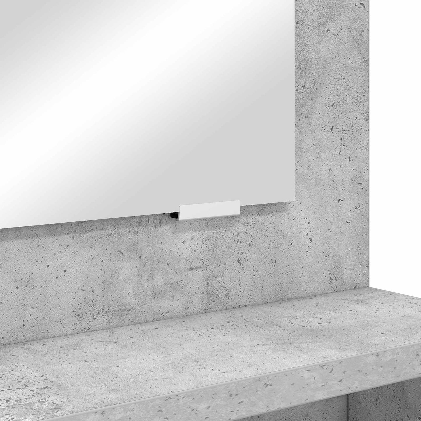 Hálószobai Öltözködő Asztalok Beton Szürke 80 x 39,6 x 135 cm