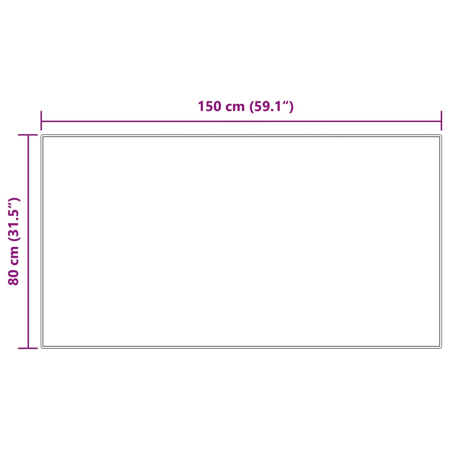 Műbáránybőr szőnyeg TAFALLA Krémszínű 80 x 150 cm Poliészter