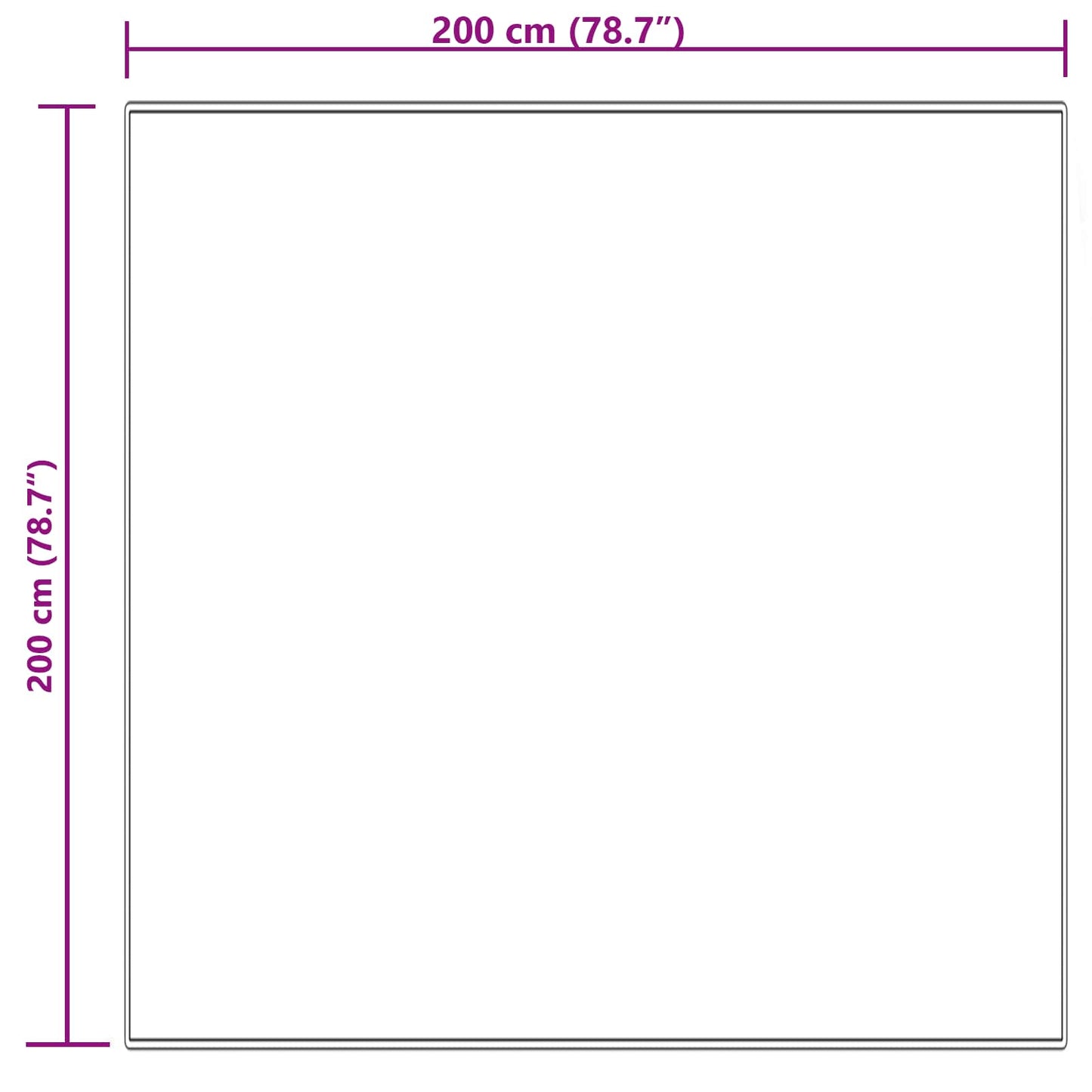 Műbáránybőr szőnyeg TAFALLA Krémszínű 200 x 200 cm Poliészter