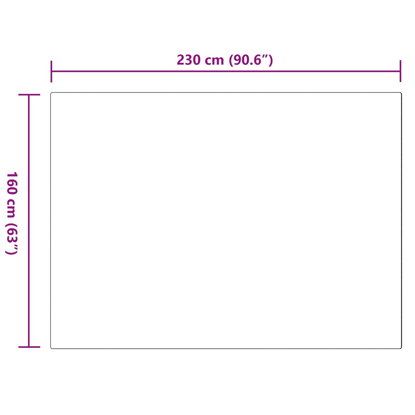 Csúszásgátlós műnyúl szőnyeg OLITE Szürke 160 x 230 cm