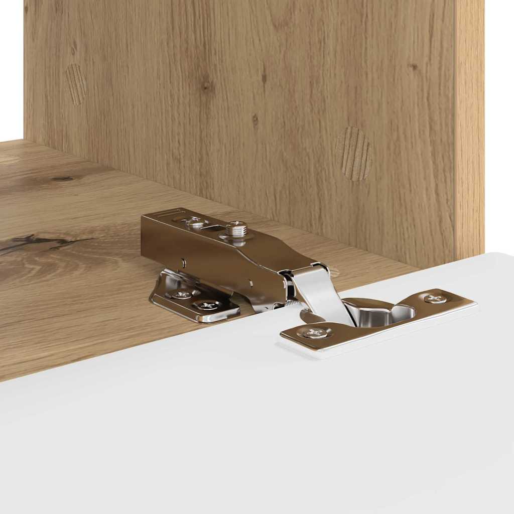 TV Fali Szekrény 2 pcs Művészi tölgy 39 x 31 x 29,5 cm Faanyag
