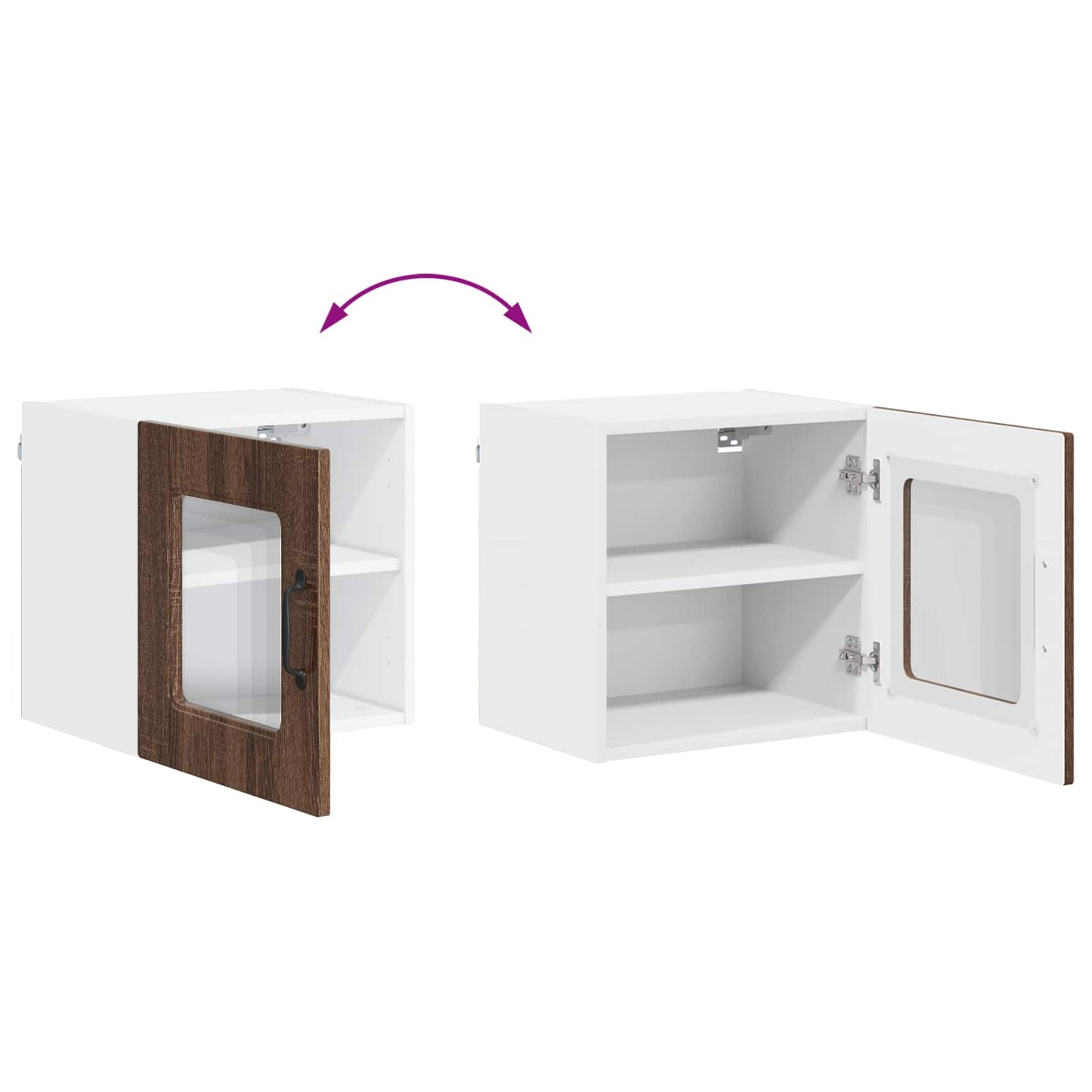 Mosogatógép panel Kalmar Barna Tölgy 40 x 31 x 40 cm Szerelt Fa