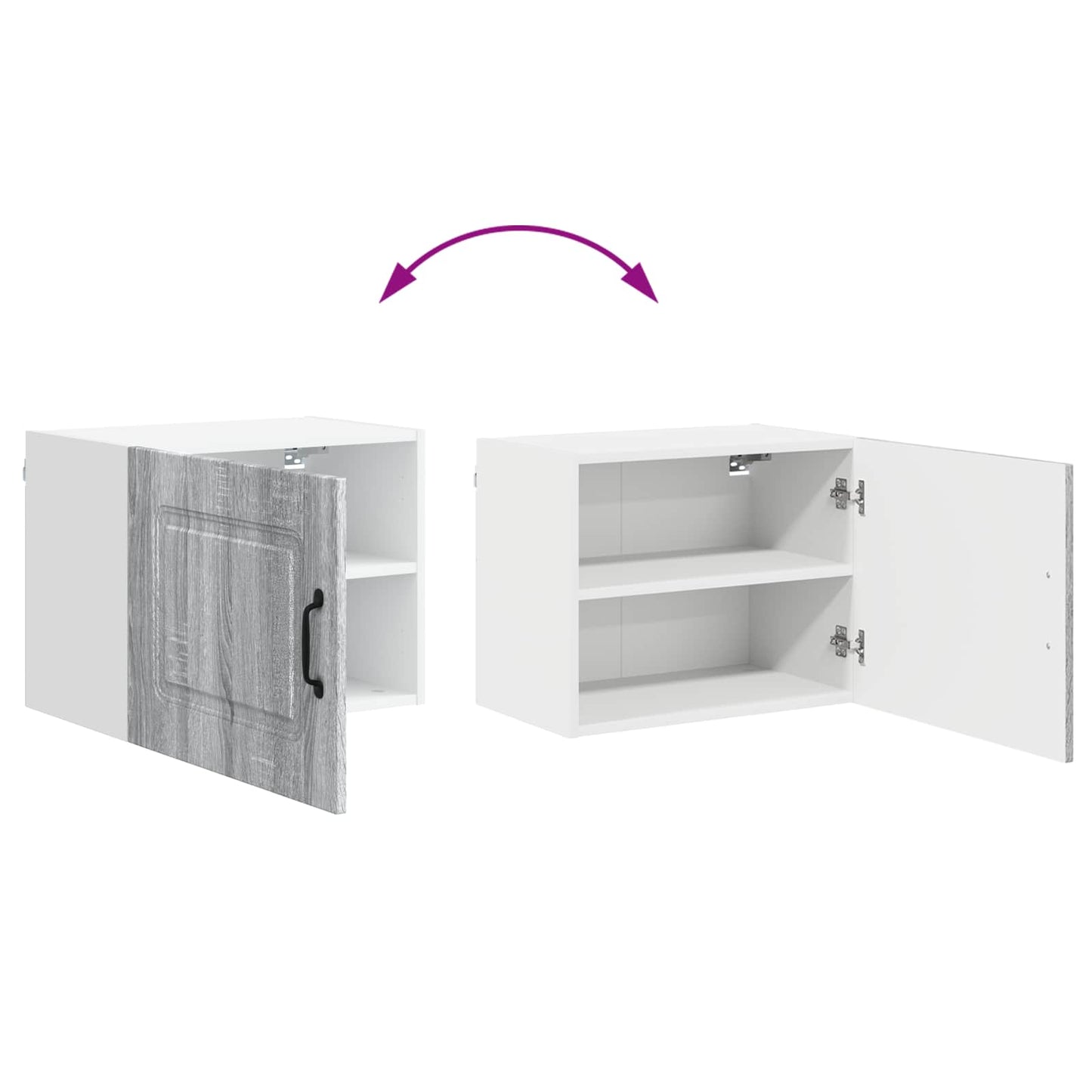 Mosogatógép panel Kalmar Szürke Sonoma 50 x 31 x 40 cm Faanyag