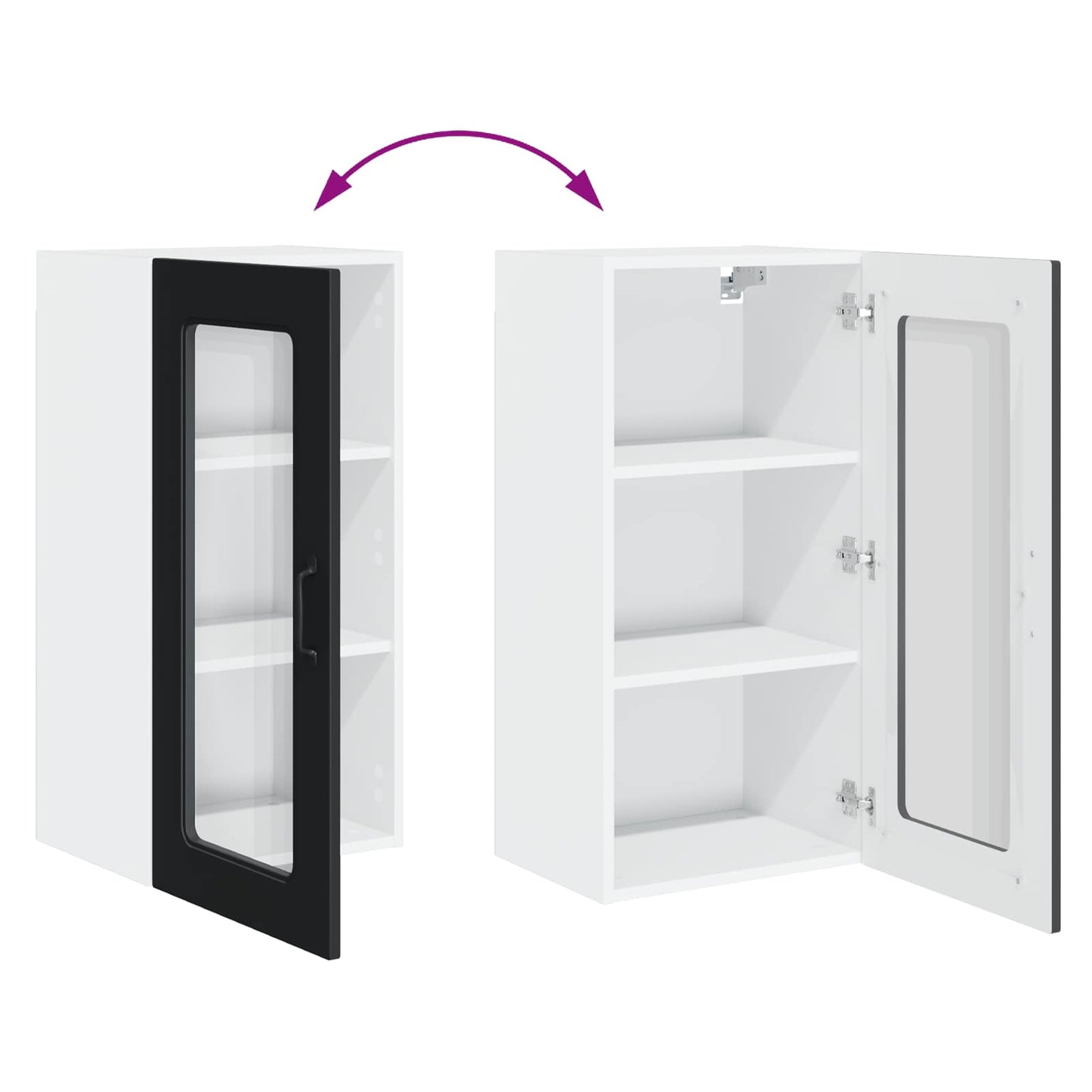 Mosogatógép panel Kalmar Fekete 40 x 31 x 80 cm Szerelt Fa