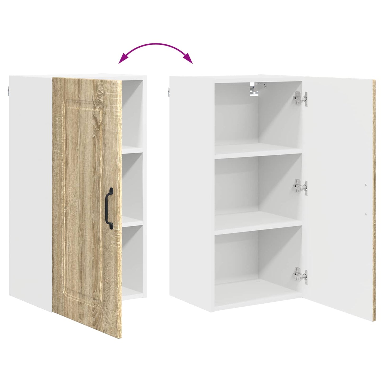 Mosogatógép panel Kalmar Sonoma tölgy 40 x 31 x 80 cm Faanyag