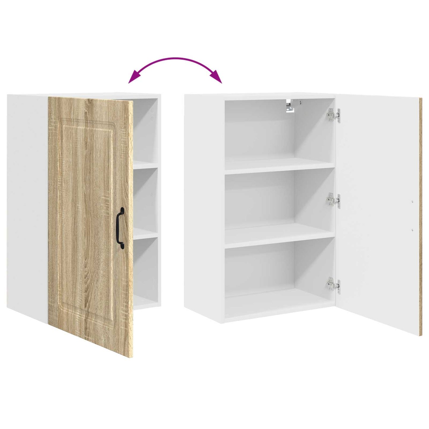 Mosogatógép panel Kalmar Sonoma tölgy 50 x 31 x 80 cm Faanyag