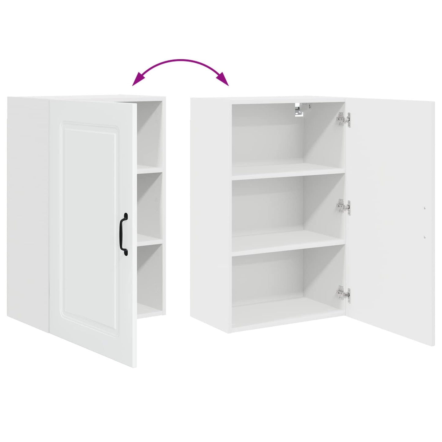 Mosogatógép panel Kalmar Magas Fényű Fehér 50 x 31 x 80 cm