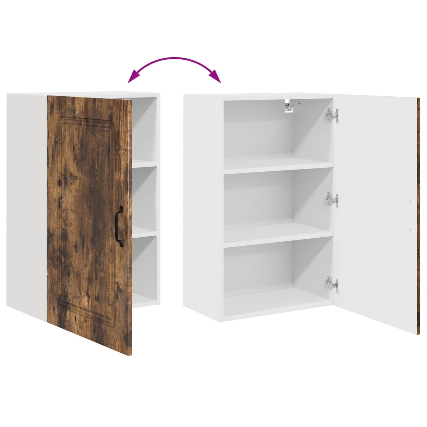Mosogatógép panel Kalmar Füstölt tölgy 50 x 31 x 80 cm