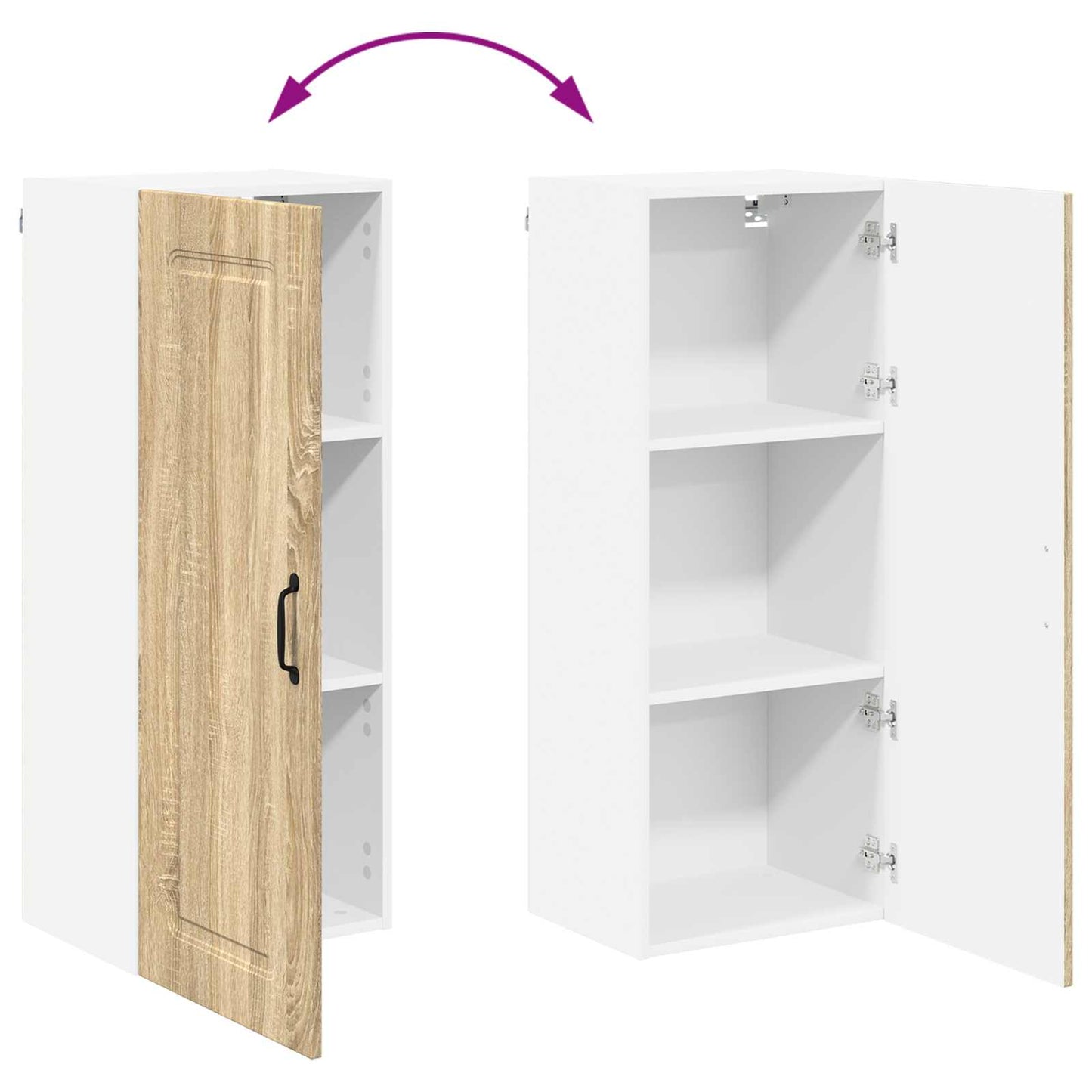 Mosogatógép panel Kalmar Sonoma tölgy 40 x 31 x 100 cm Faanyag