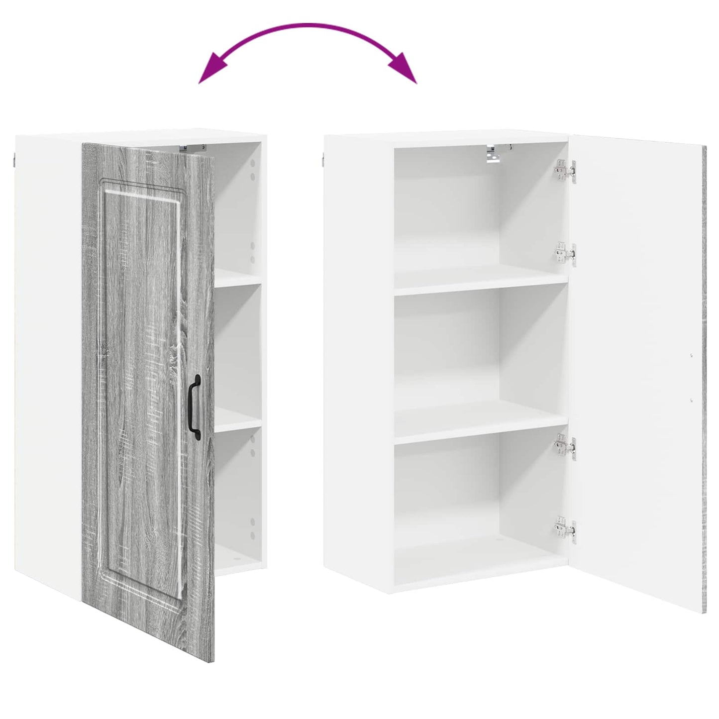 Mosogatógép panel Kalmar Szürke Sonoma 50 x 31 x 100 cm