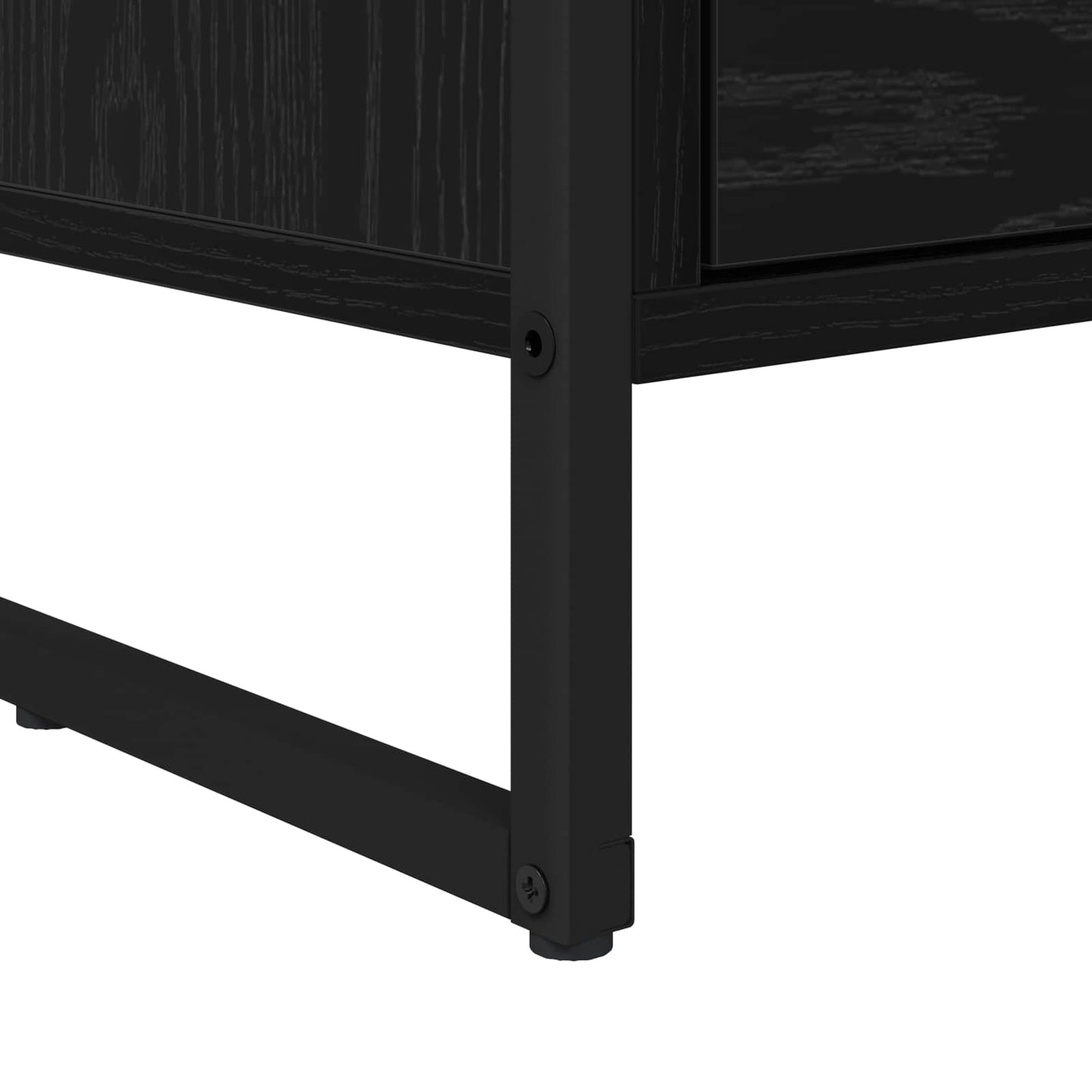 Éjjeli asztal 2 db Fekete tölgy 39,5 x 30 x 50 cm Szerelt Fa