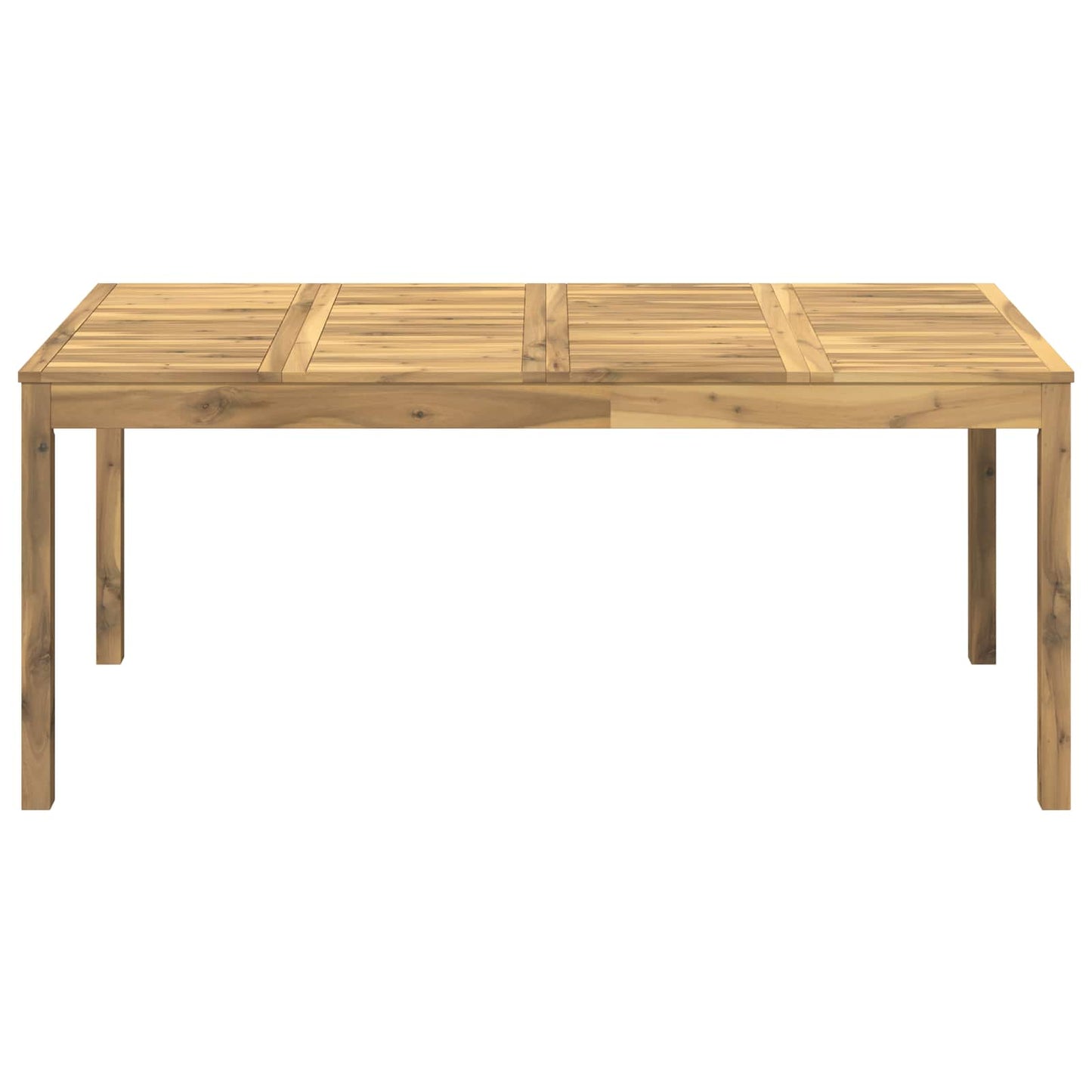 Kerti étkezőasztal Fehér 180 x 88,5 x 75 cm Tömör Akácfa