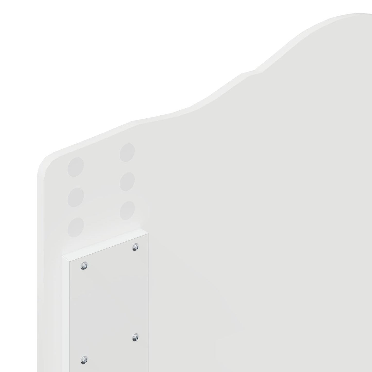 Ágykeret fejtámlával Fehér 75 x 190 cm Tömör fenyőfa