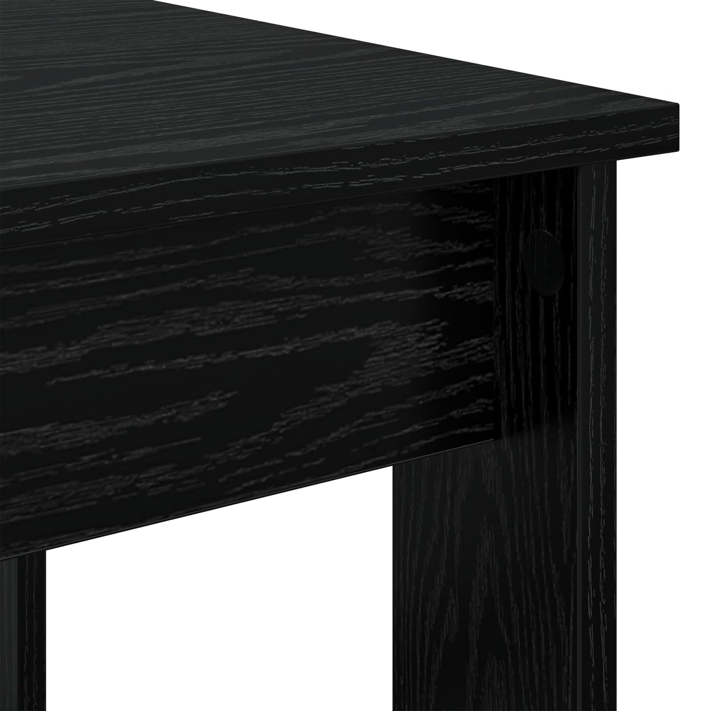 Kávasztal Szett 2 pcs Fekete tölgy 50 x 52 x 42 cm Szerelt Fa