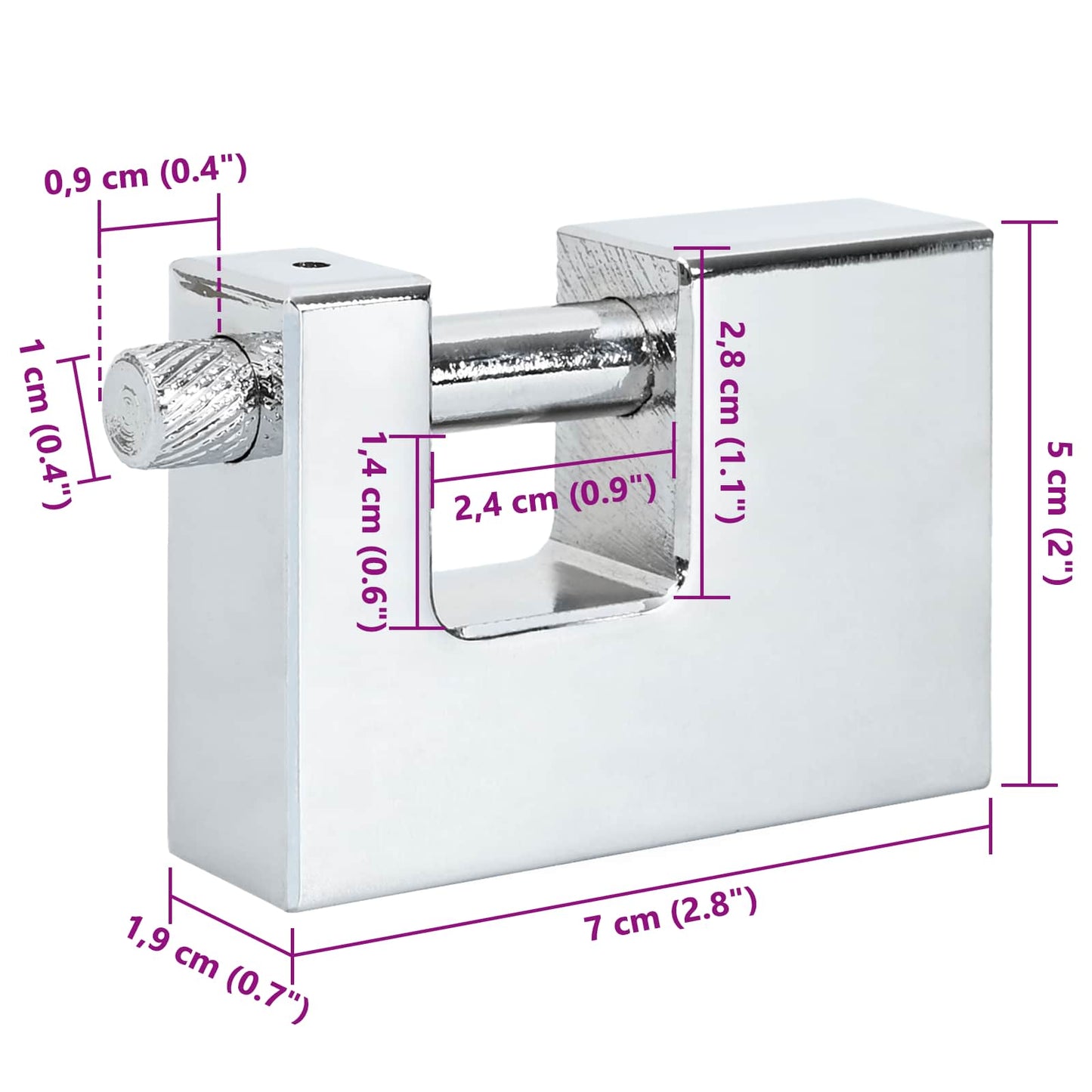 Lakat 6 pcs Ezüst Acél