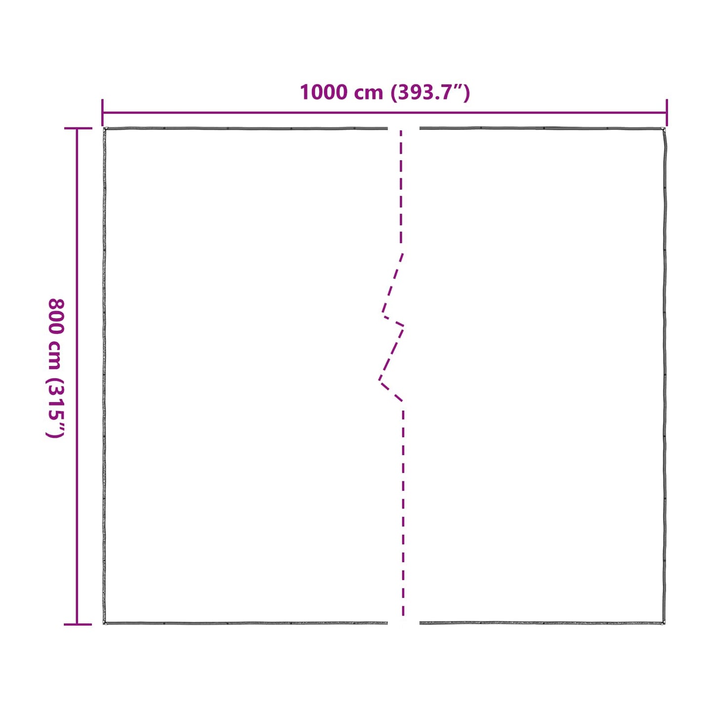 Növényfedező Átlátszó 8 x 10 m PE
