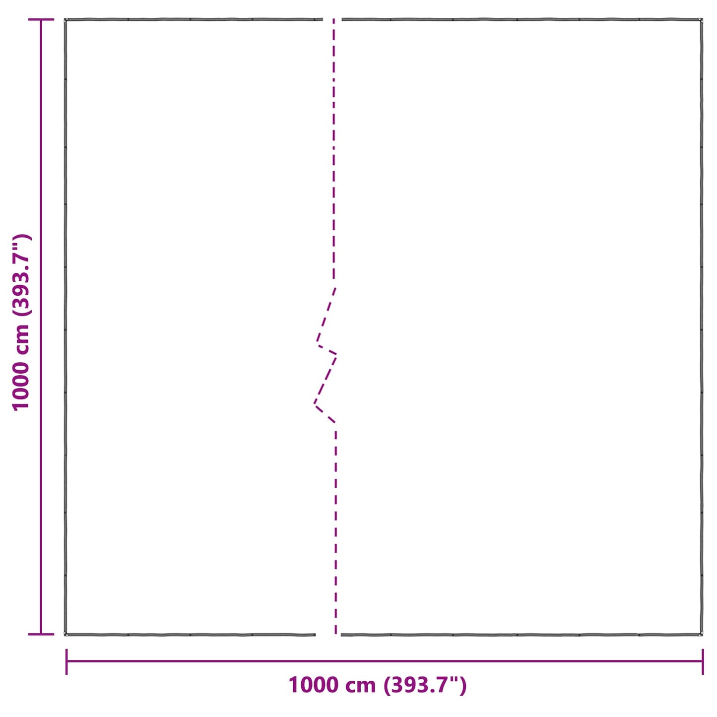 Növényfedező Átlátszó 10 x 10 m PE