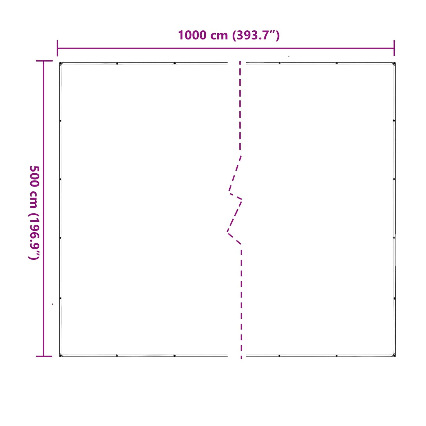 Növényfedező Átlátszó 5 x 10 m PVC