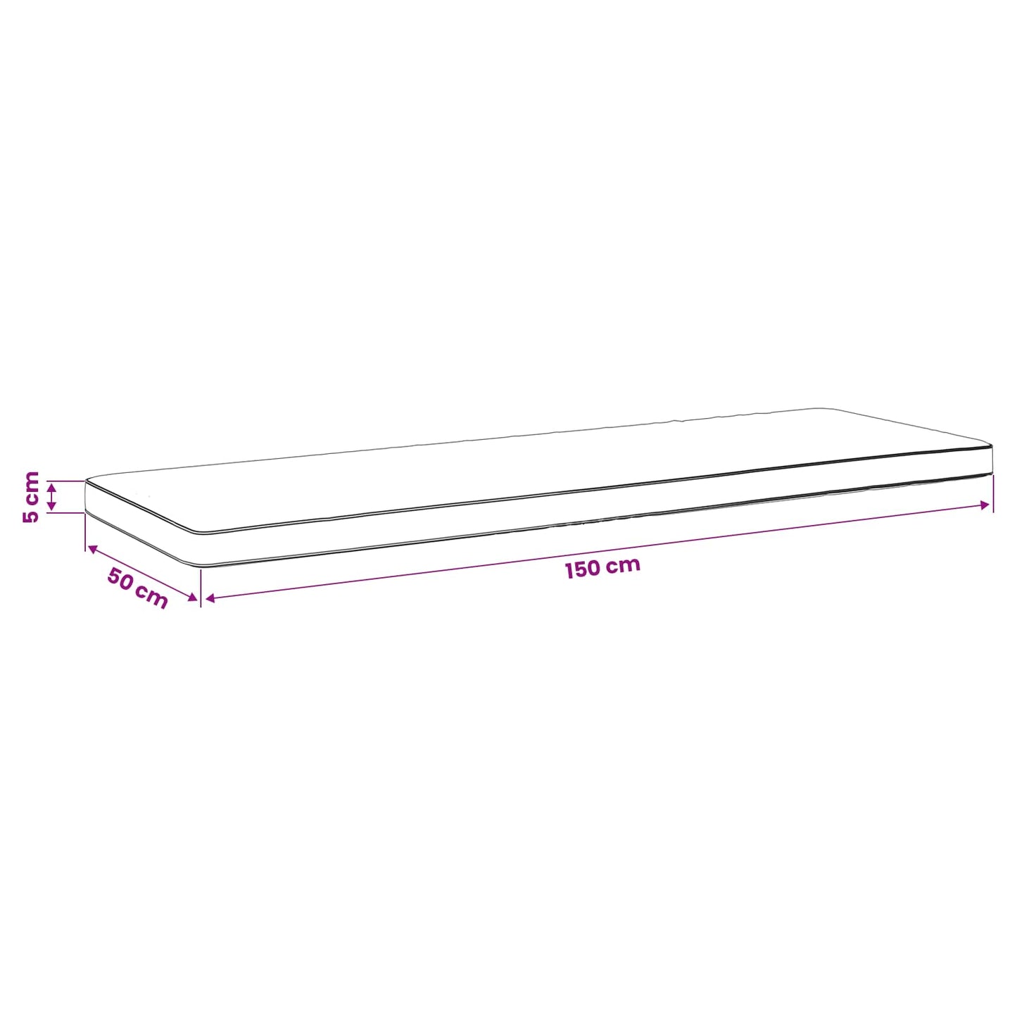2 darabos padpárna VUGHT 2 db 100% poliészter Tópszínű