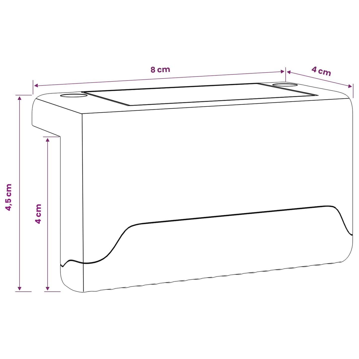 Kültéri napelemes lámpák talppal 4 pcs Meleg fehér 4,5 cm