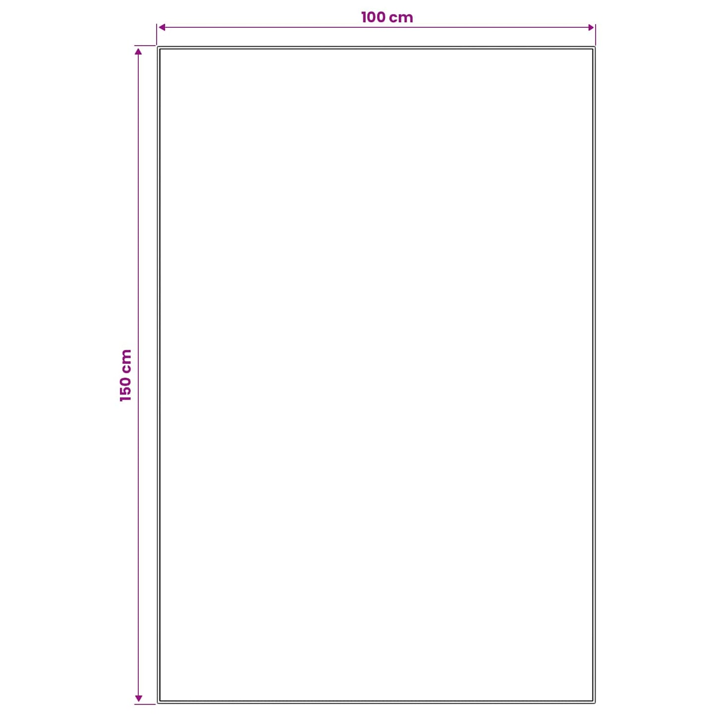 Szőnyeg futó ORIZ 1150 gsm Fekete hálós minta