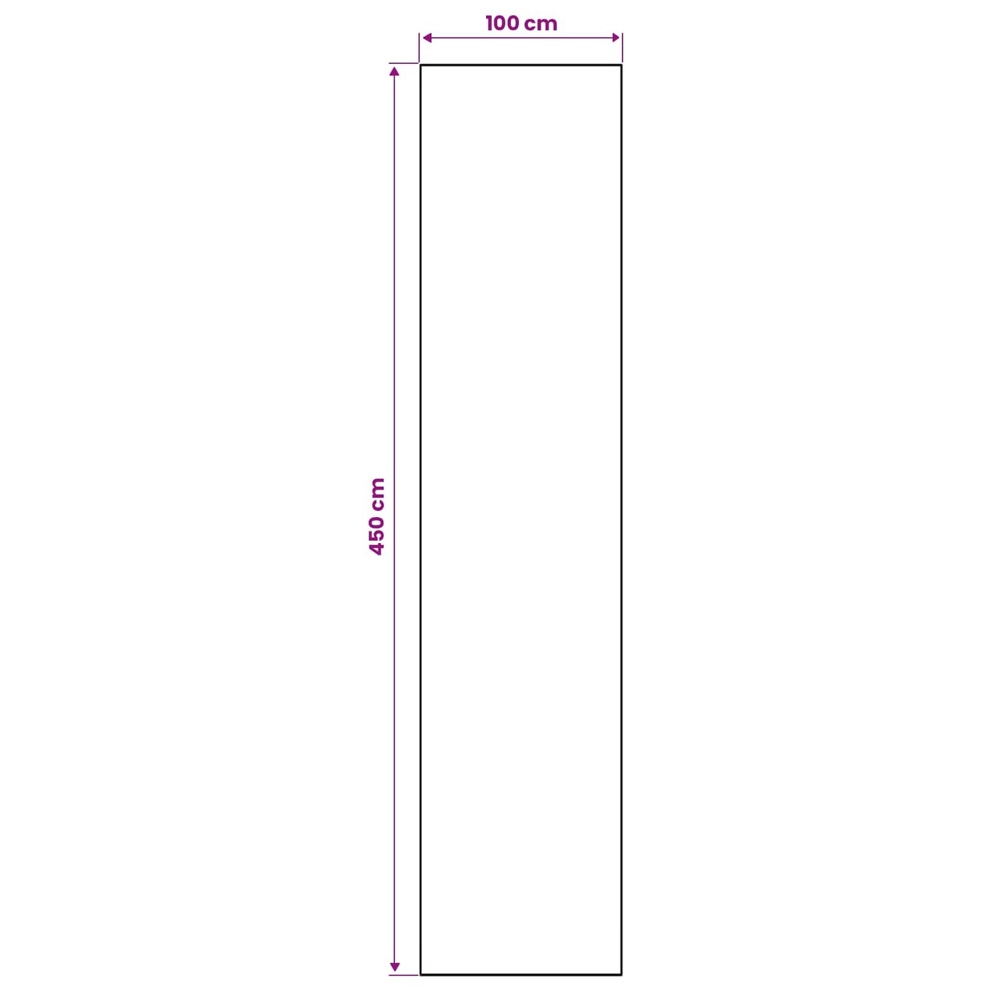 Szőnyeg futó ORIZ 1150 gsm Fekete hálós minta
