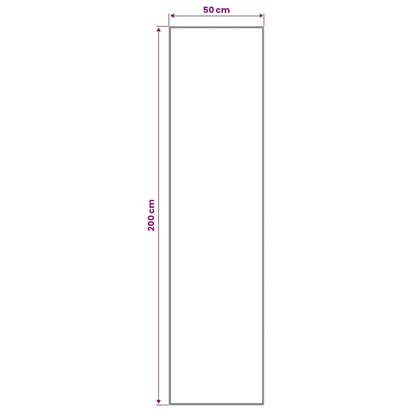 Szőnyeg futó ORIZ 1150 gsm Szürke és Fehér
