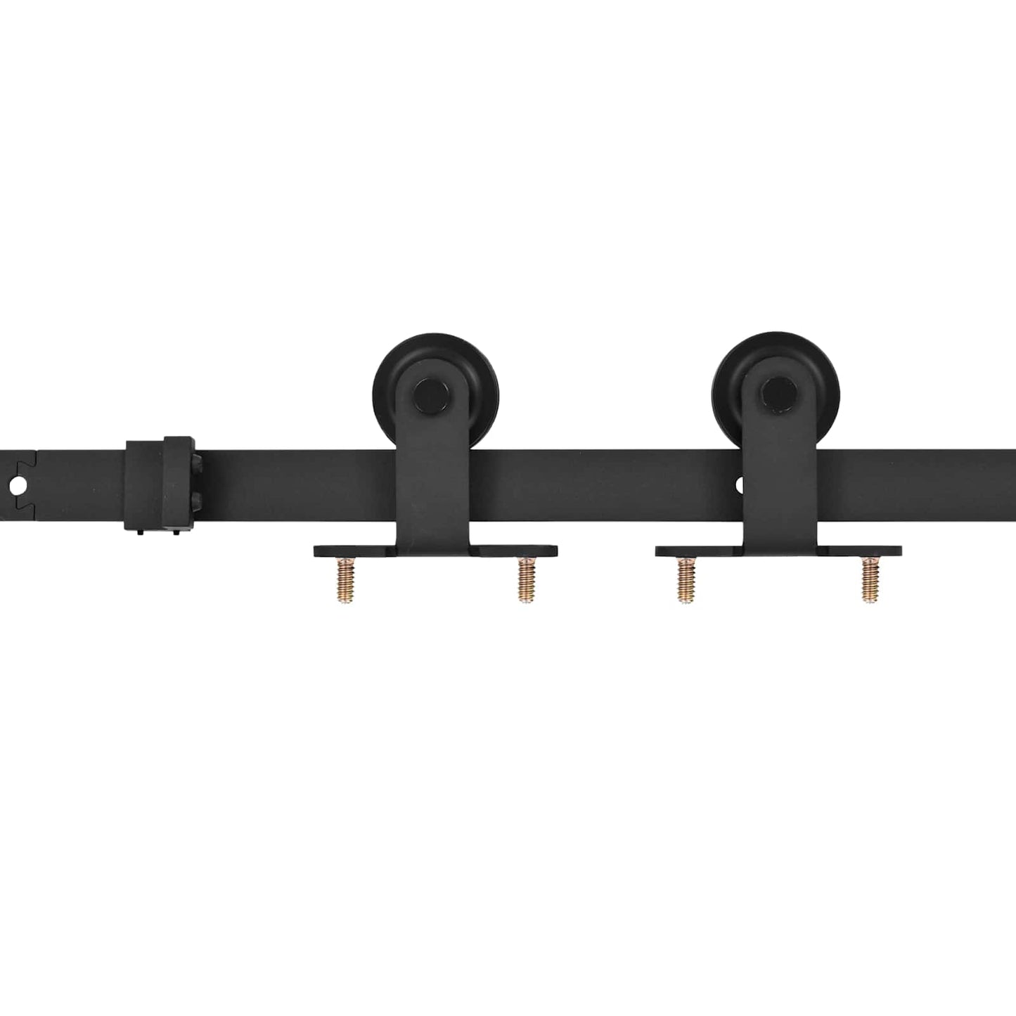 Csúszó ajtó 100 x 210 cm Tömör Fenyőfa Természetes és Fekete