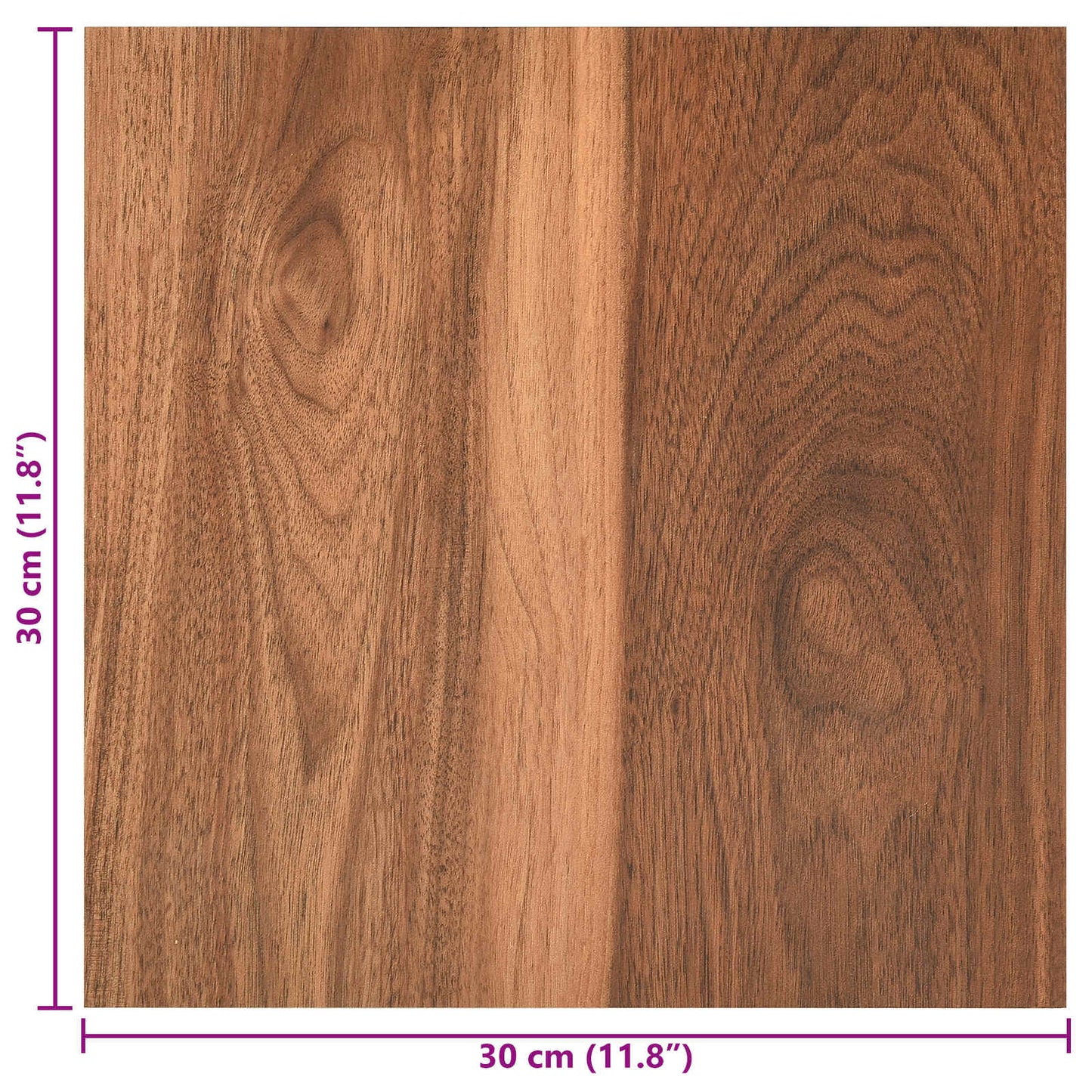 Öntapadós Padló Panelek 30,5 x 30,5 cm 20 pcs PVC Fa Szín