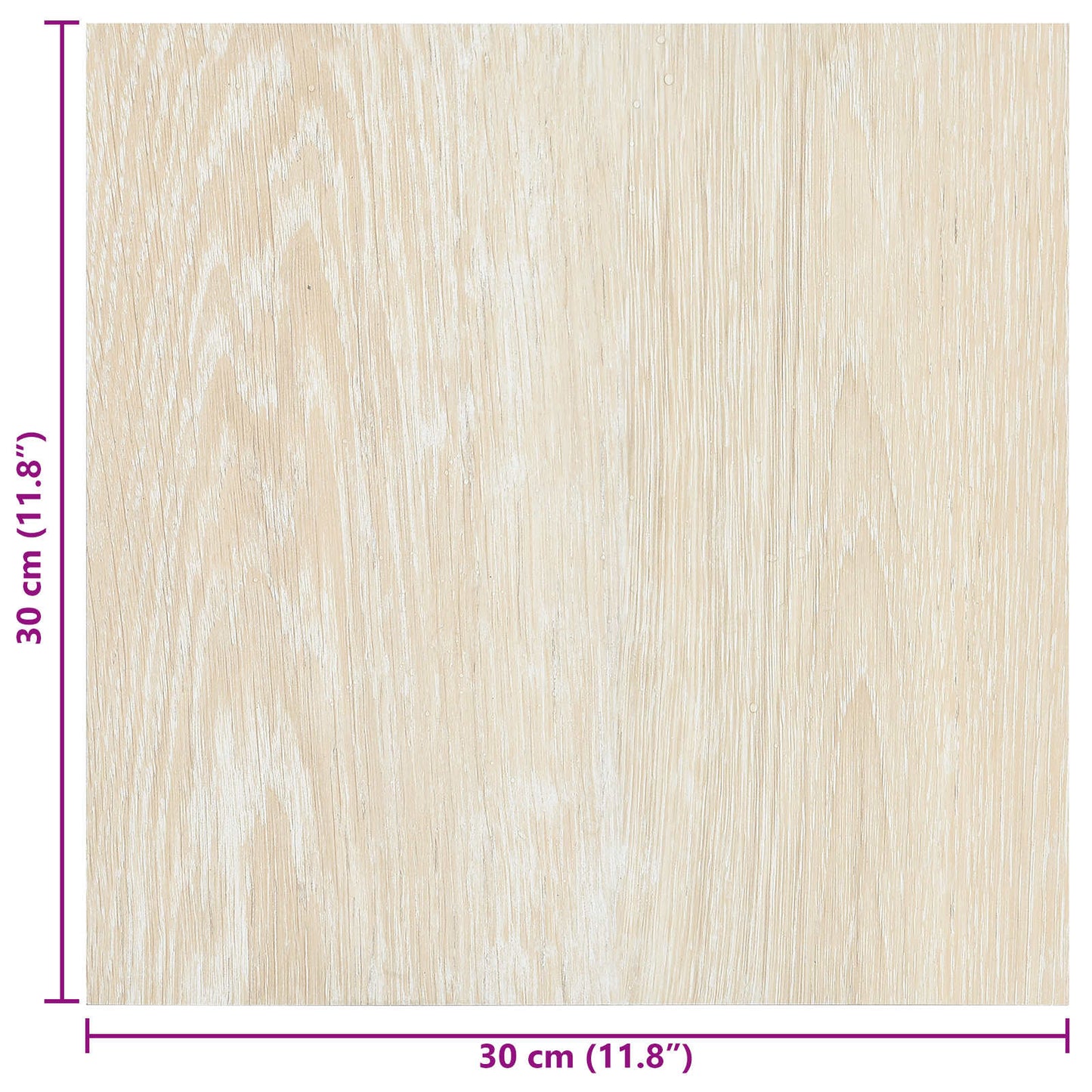 Öntapadós Padló Panelek 30,5 x 30,5 cm 20 pcs PVC Fehér és Bézs