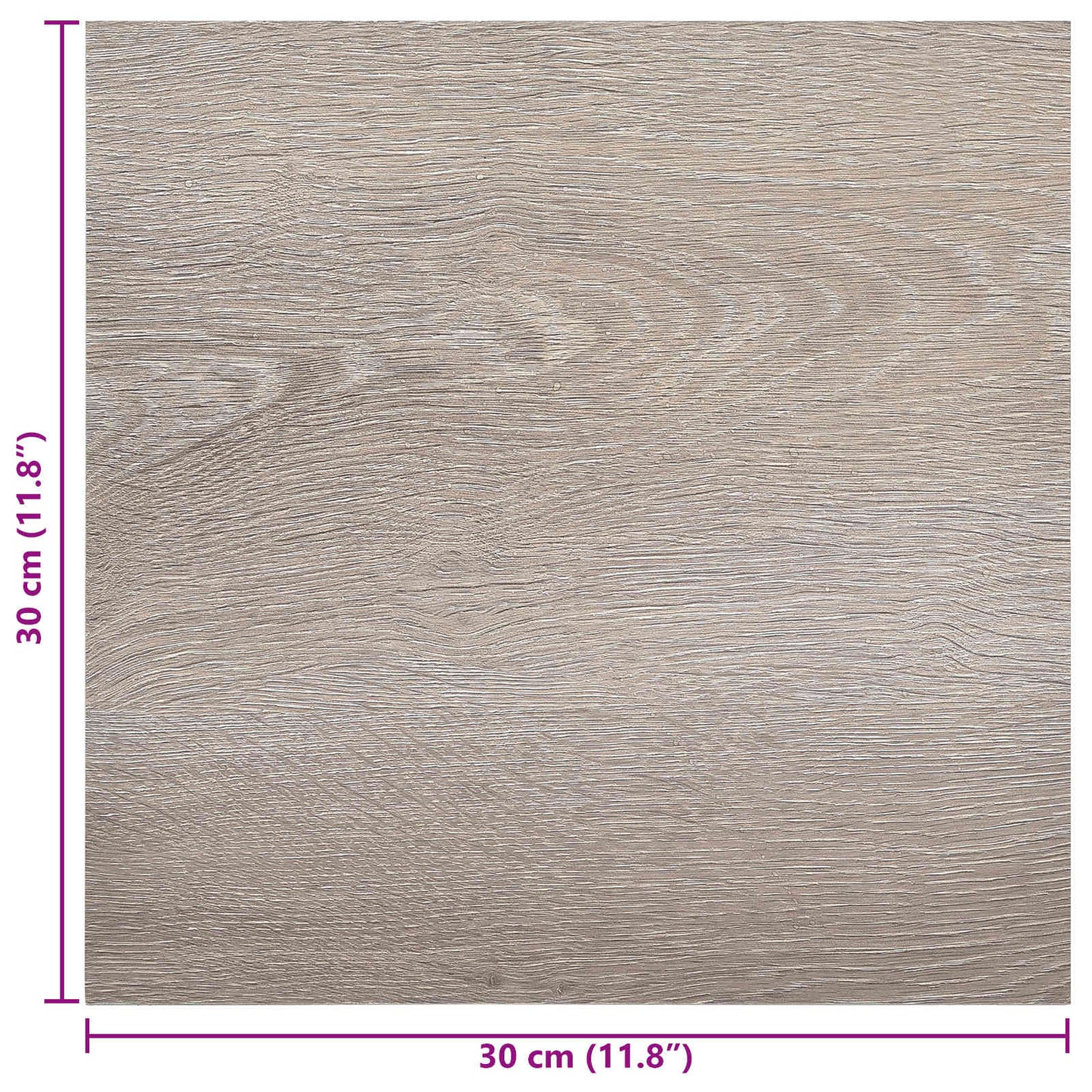 Öntapadós Padló Panelek 30,5 x 30,5 cm 20 pcs PVC Tópszínű