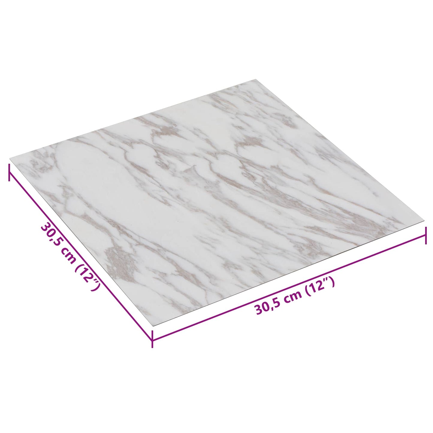 Öntapadós Padló Panelek 30,5 x 30,5 cm 20 pcs PVC