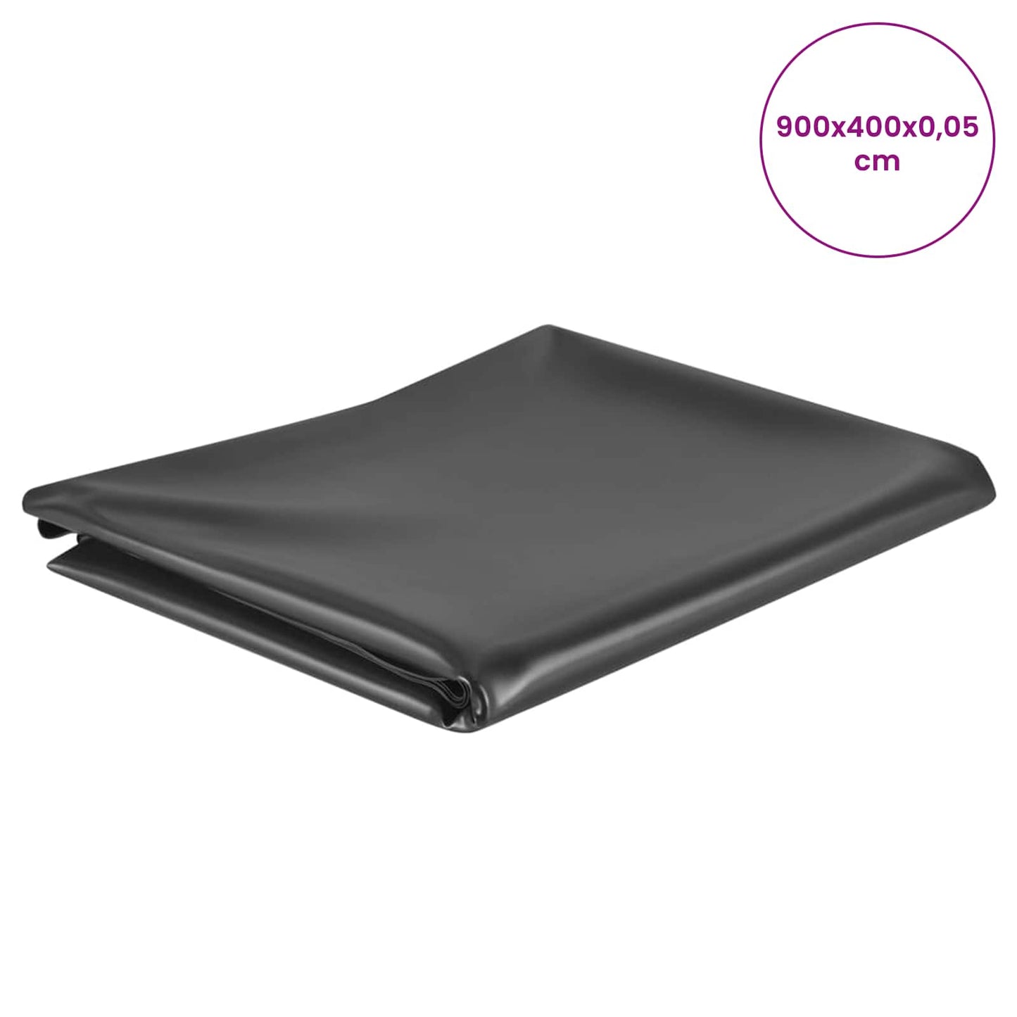 Tó Bélelő 9 x 4 m PVC 0,5 mm Fekete
