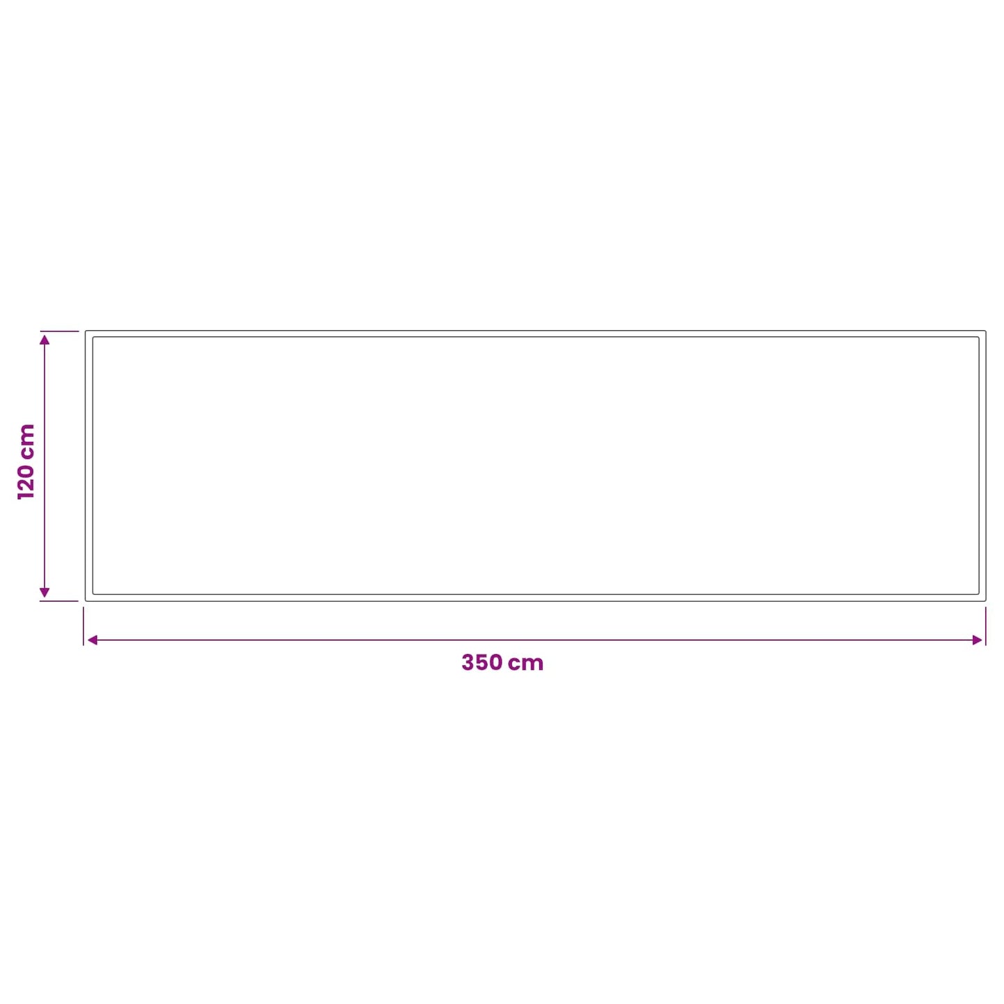 Ajtószőnyeg Világosszürke 400 x 120 cm 100% Poliamid